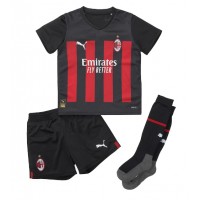 AC Milan Olivier Giroud #9 Hjemmebanesæt Børn 2022-23 Kortærmet (+ Korte bukser)